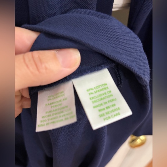 Lilly Pulitzer Clary Polo Dress - Size XL - NWT - true Nav - Picture 6 of 9